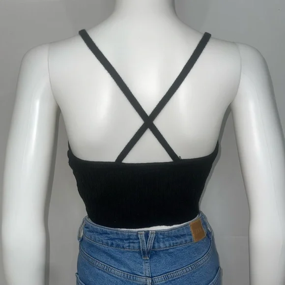 Olivaceous ribbed knit tank - Picture 6 of 7